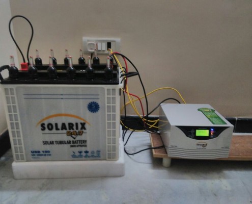 Solar power plant with battery in Chennai